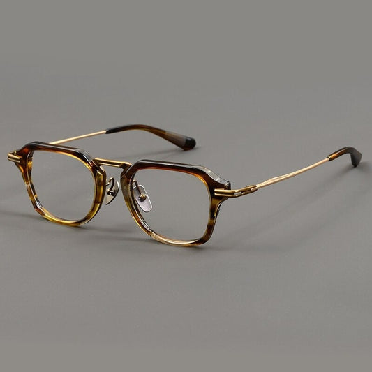 Vintage Titanium Classic Japanese style Handmade Frames Glasses - Different Colors -  Prescription lenses -