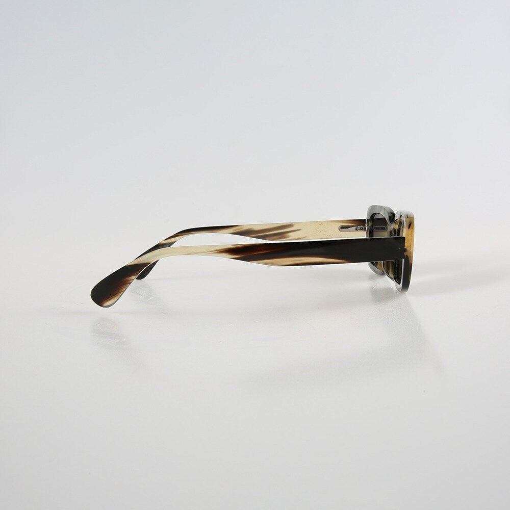 Genuine Natural Buffalo Horn Handmade Unique Wide Vintage Glasses Frames  - Men - Women - 100% Genuine Horn