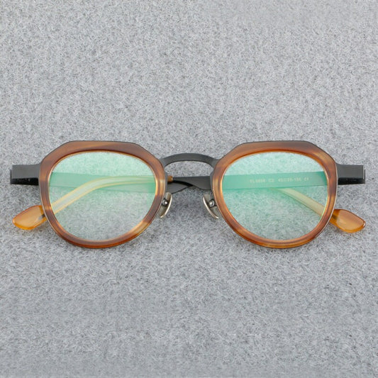 Vintage Japanese style Lightweight Acetate Glasses Frames - Prescription lenses - Unisex Glasses Retro