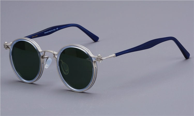 Vintage style Lightweight Round Acetate Classic Handmade Frames Sunglasses