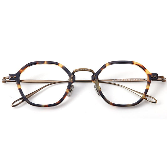 Retro Japanese style Lightweight Classic Riveted Titanium Glasses - Different Colors -  Prescription lenses - Mens Glasses Retro