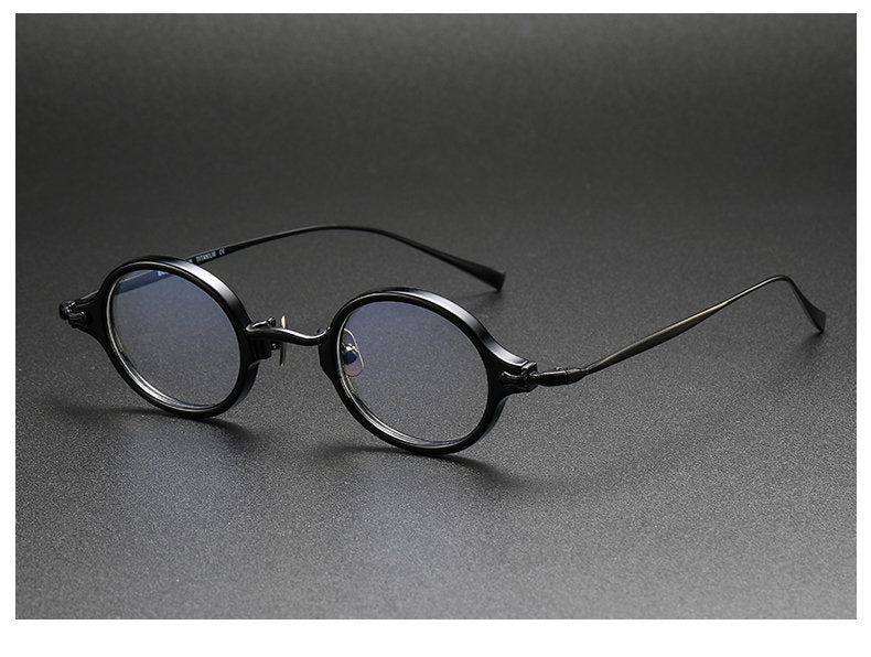 Retro Japanese style Small Lightweight Titanium Glasses - Different Colors -  Prescription lenses - Mens Glasses Retro