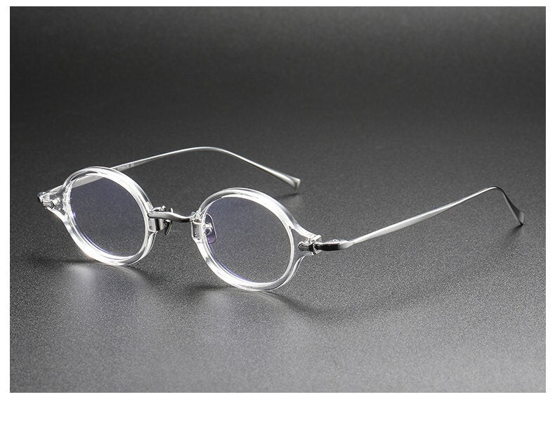 Retro Japanese style Small Lightweight Titanium Glasses - Different Colors -  Prescription lenses - Mens Glasses Retro