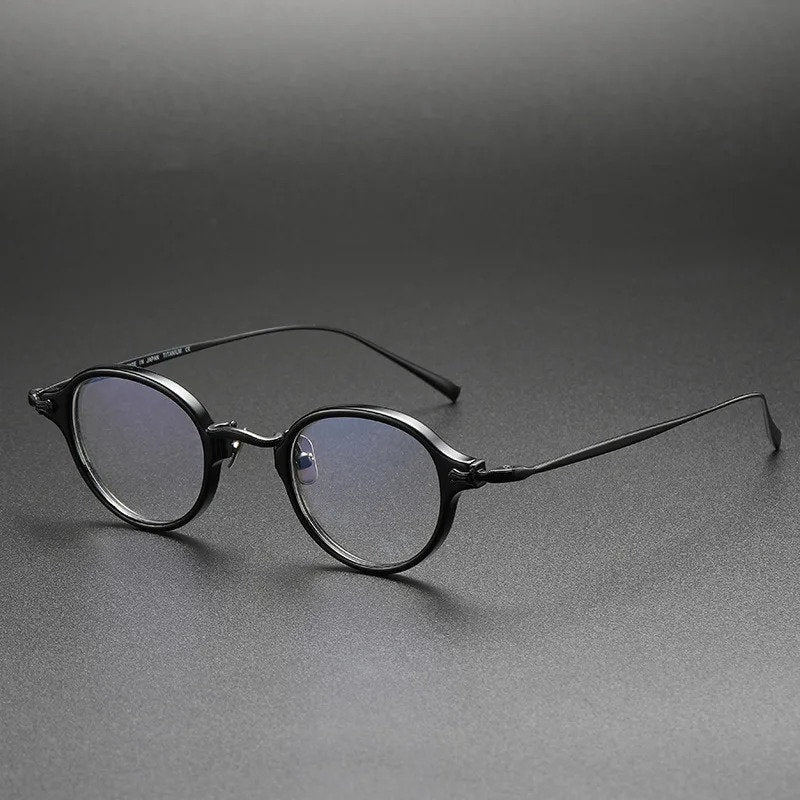 Retro Japanese style Lightweight Titanium Glasses - Different Colors -  Prescription lenses - Mens Glasses Retro