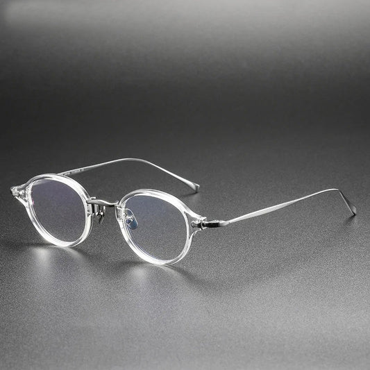 Retro Japanese style Lightweight Titanium Glasses - Different Colors -  Prescription lenses - Mens Glasses Retro