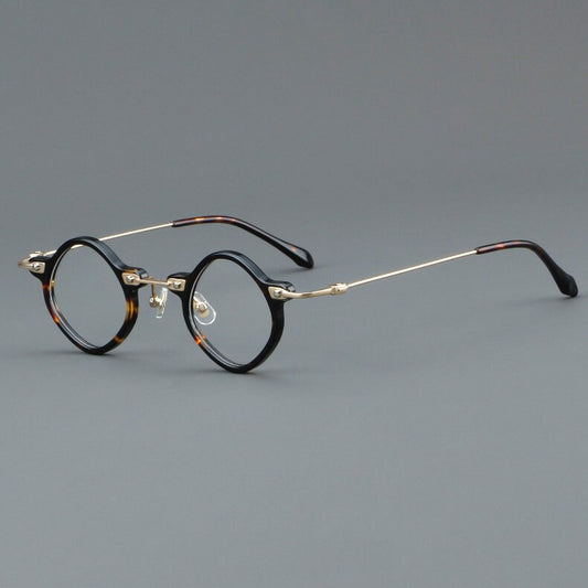 Vintage Style Classic Small Irregular Glasses Acetate Spectacles - Japanese Style - Nose Pads - Reading Glasses